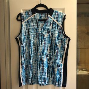 Tail Golf Sleeveless Shirt. XL.